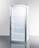 Summit Commercial Full Sized Beverage Center 22 Inch Commercial Beverage Center with 5 Adjustable Shelves, Fan-Forced Cooling, Automatic Defrost, LED Lighting, Digital Thermostat and Factory Installed Lock