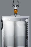 Summit Commercial Undercounter, ADA Beer Dispenser 24" Wide Built-In Beer Dispenser, ADA Compliant