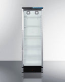 Summit Full Sized Beverage Center Summit - 12.4 cu. ft. Beverage Merchandiser made in Denmark ETL-S listed to ANSI-NSF Standard 7 for use in commercial establishments - Stainless Steel Cabinet | [SCR1400WCSS]