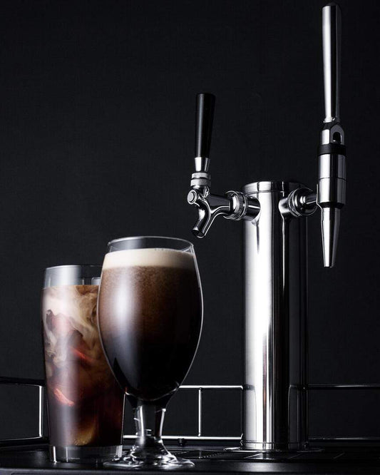 Summit Home Bar Accessory KitCMTWIN Cold Coffee Brew Single Tap for Converting Beer Dispenser to Both Flat and Nitro-Infused Coffee Dispenser