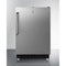Summit Refrigerator-Freezer 20" 2.68 cu.ft Stainless Steel Built-in Refrigerator - ADA Compliant