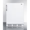 Summit Refrigerator-Freezer Summit Freestanding Counter Height Refrigerator-freezer for Residential Use, Cycle Defrost With Deluxe Interior and White Finish