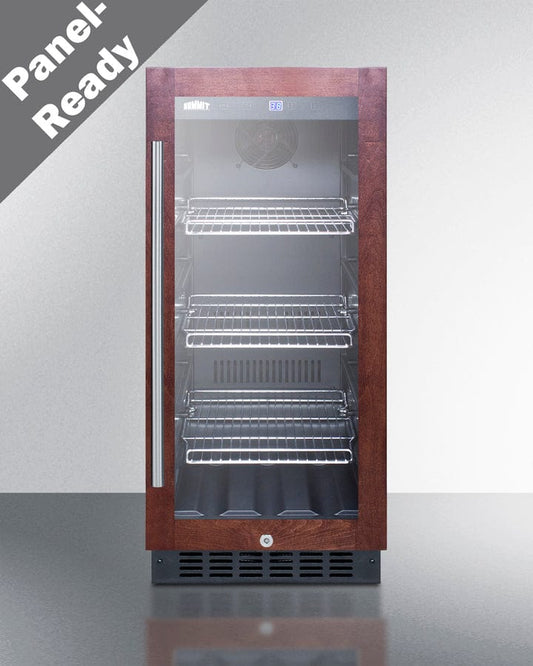 Summit Wine Cooler Summit® 15" Wide Built-In Beverage Center (Panel Not Included) - SCR1536BGPNR