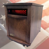 SUNHEAT Infrared Heater Original SUNHEAT Amish Hand Crafted Infrared Heater - Fireside Mocha Oak