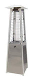 SUNHEAT Tower Patio Heater SUNHEAT Contemporary Square Design Tabletop Patio Heater with Decorative Variable Flame - Stainless Steel