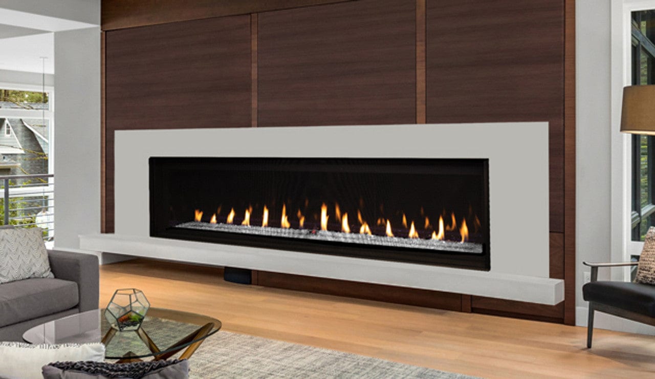 Superior 72" Direct Vent Fireplace, Linear, Lights, Electronic Ignition, Natural Gas DRL6072TEN