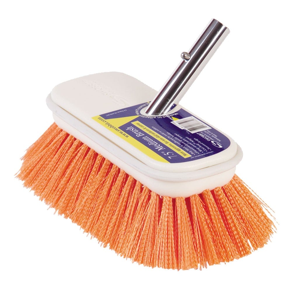 Swobbit Cleaning Swobbit 7.5" Medium Brush - Orange [SW77350]