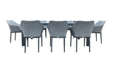 Harmonia Living - Tailor Classic 8 Seat Rectangular Dining Table - Black | TA-BK-SET560