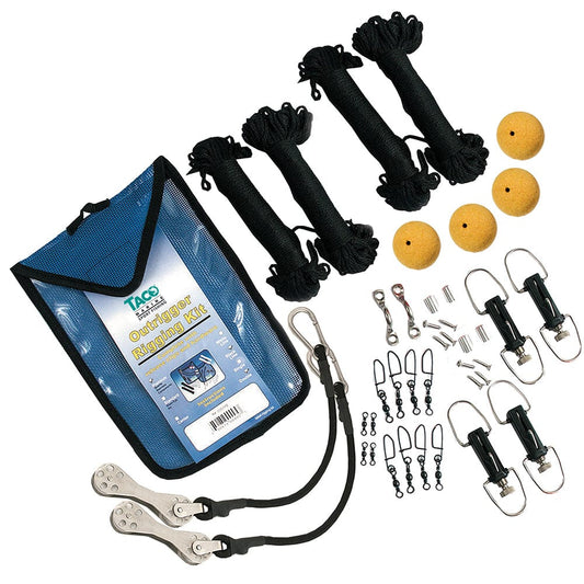 TACO Marine Outrigger Accessories TACO Premium Double Rigging Kit f/2-Rigs on 2-Poles [RK-0002PB]