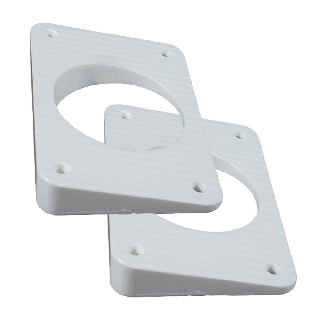 TACO Marine Outrigger Accessories TACO Wedge Plates f/Grand Slam Outriggers - White [WP-150WHA-1]