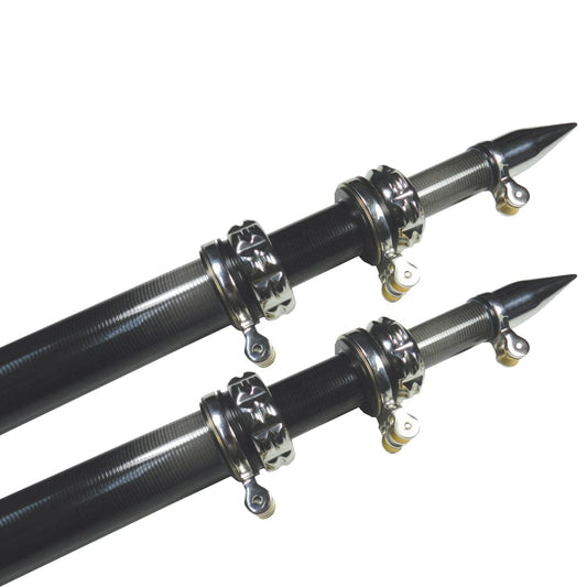 TACO Marine Outriggers TACO 16' Carbon Fiber Outrigger Poles - Pair - Black [OT-3160CF]