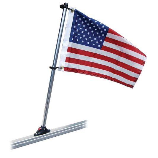 Taylor Made Accessories Taylor Made Pontoon 30" Flag Pole Mount & 16" x 24" US Flag [922]