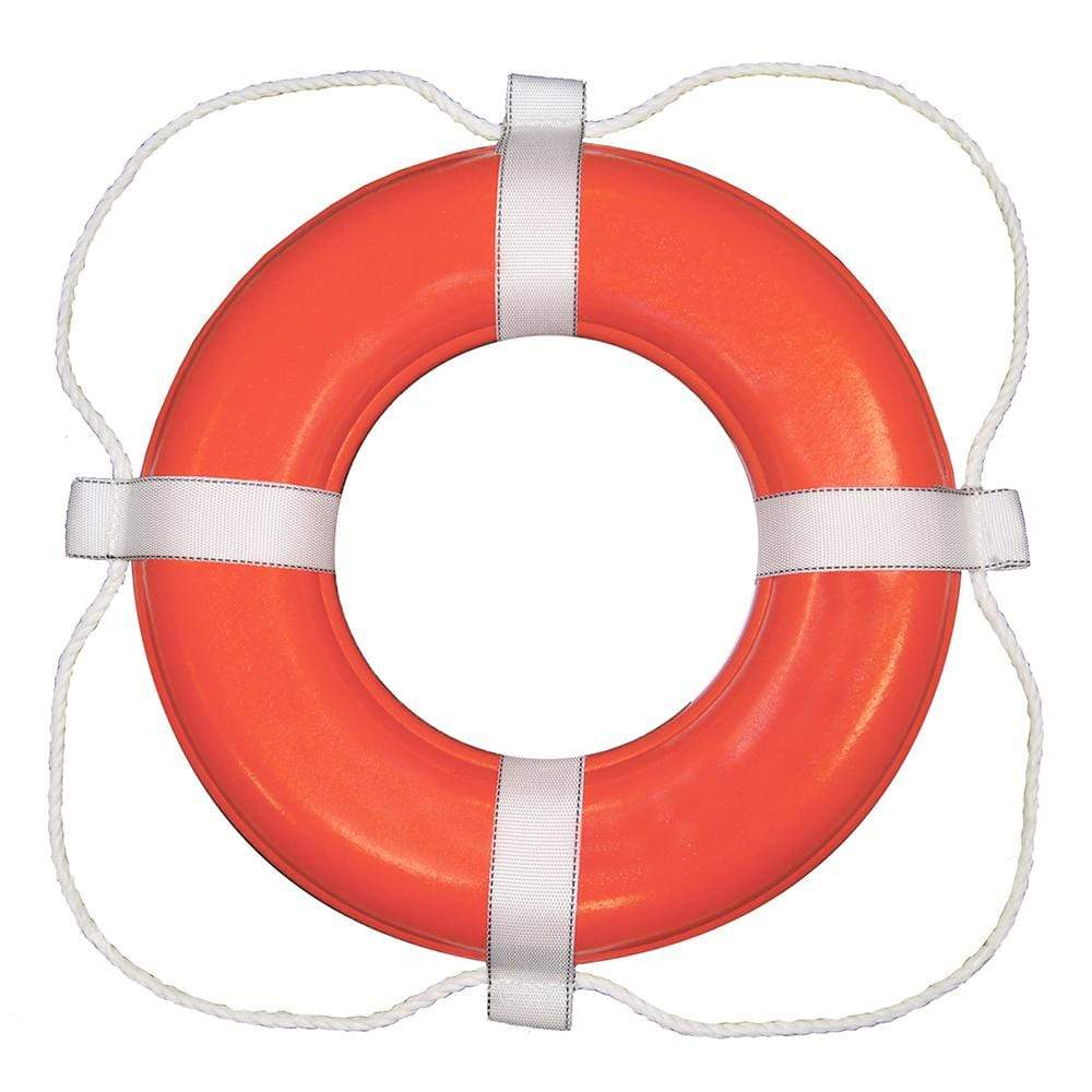 Taylor Made Personal Flotation Devices Taylor Made Foam Ring Buoy - 24" - Orange w/White Grab Line [364]