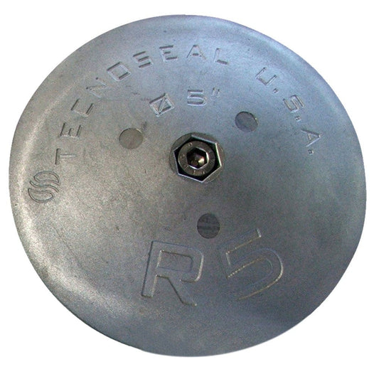 Tecnoseal Anodes Tecnoseal R5 Rudder Anode - Zinc - 5" Diameter x 7/8" Thickness [R5]