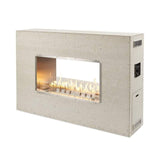 Outdoor Greatroom - 40" Linear Ready-to-Finish See-Through Gas Fireplace - RSTL-40MLP