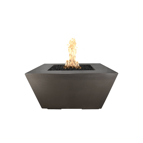 The Outdoor Plus Fire Pits & Table The Outdoor Plus Redan Square Fire Pit in GFRC Concrete + Free Cover | OPT-RDNXX
