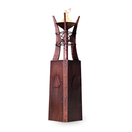 The Outdoor Plus The Outdoor Plus Bastille Fire Tower - Hammered Copper | OPT-FTWR3