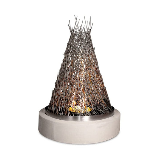 The Outdoor Plus The Outdoor Plus The Hay Stack Fire Tower - Stainless Steel | OPT-FTWR4