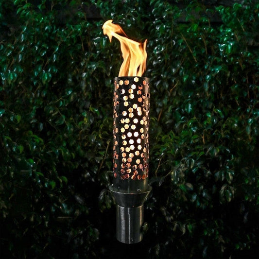 The Outdoor Plus Torches The Outdoor Plus - Honeycomb Outdoor Torch | Stainless Steel | Propane/Natural Gas |OPT-TT14M