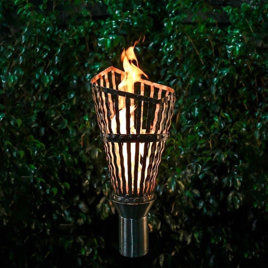 The Outdoor Plus Torches The Outdoor Plus - Roman Outdoor Torch | Stainless Steel | Propane/Natural Gas | OPT-TT7M