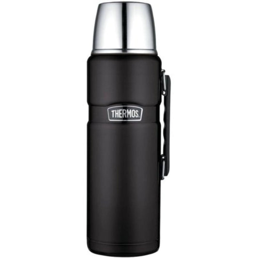 Thermos Camping & Outdoor : Canteen Thermos 2 L Stainless Steel Beverage Bottle Black