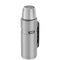 Thermos Camping & Outdoor : Canteen Thermos 40 oz Stainless Steel Beverage Bottle Silver