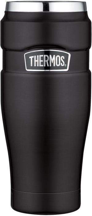 THERMOS Hydration > Insulated Bottles BLACK STAINLESS KING TRAVEL TUMBLER