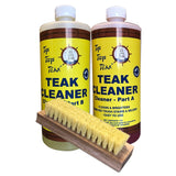 Tip Top Teak Cleaning Tip Top Teak Cleaner Kit Part A  Part B w/Brush [TK860]