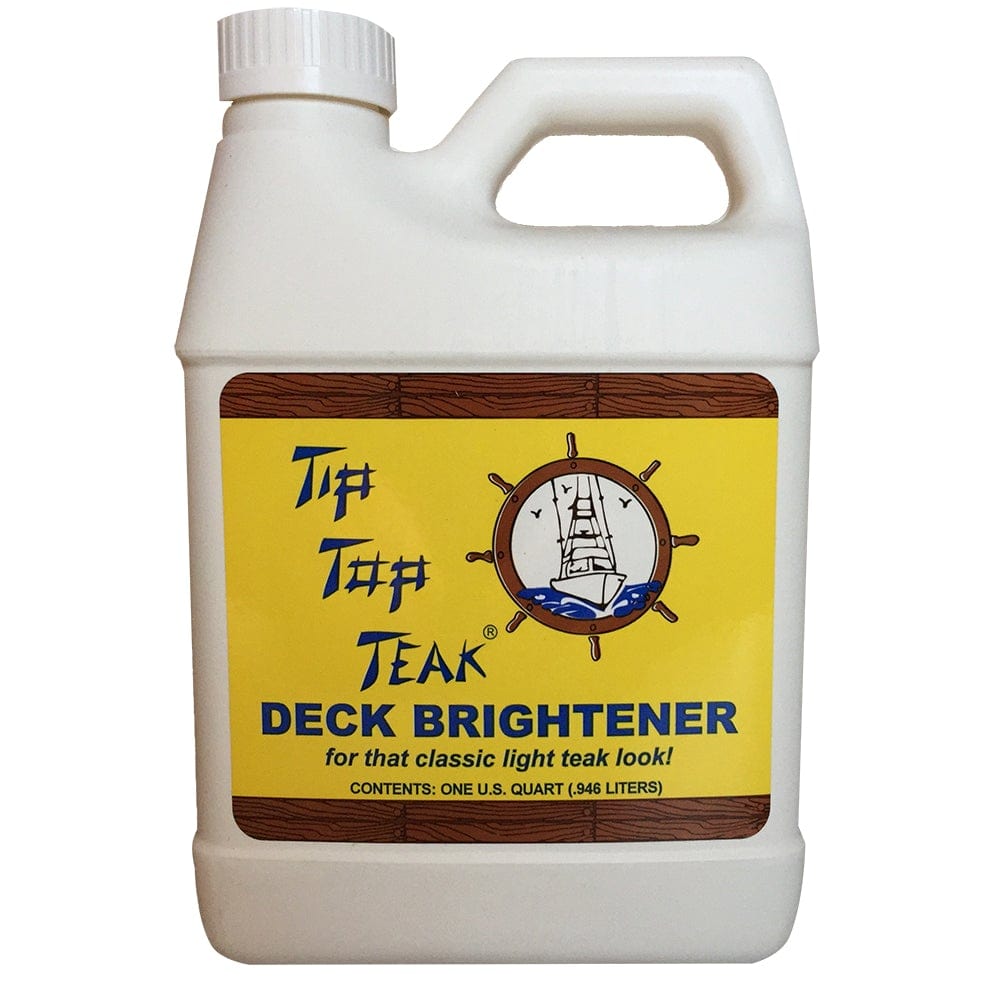 Tip Top Teak Cleaning Tip Top Teak Deck Brightener - Quart [TB 3001]