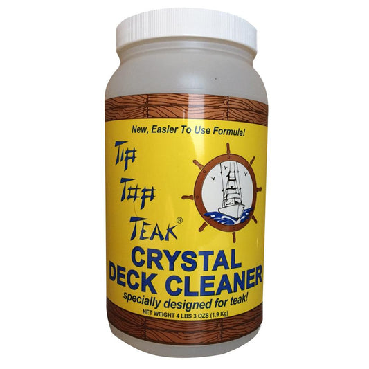 Tip Top Teak Cleaning Tip Top Teak Tip Top Teak Crystal Deck Cleaner - Half Gallon (4lbs 3oz) - *Case of 6* [TC 2001CASE]