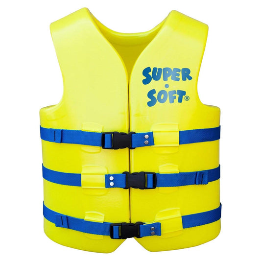 TRC Recreation Marine/Water Sports : Floatation TRC Recreation Adult Super Soft USCG Vest Large - Yellow