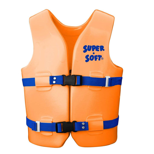 TRC Recreation Marine/Water Sports : Floatation TRC Recreation Kids Super Soft USCG Vest M - Orange Breeze