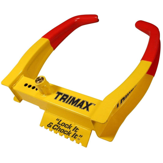 Trimax Marine/Water Sports : Hardware Trimax TCL75 Deluxe Universal Wheel Chock Lock-Yellow Red