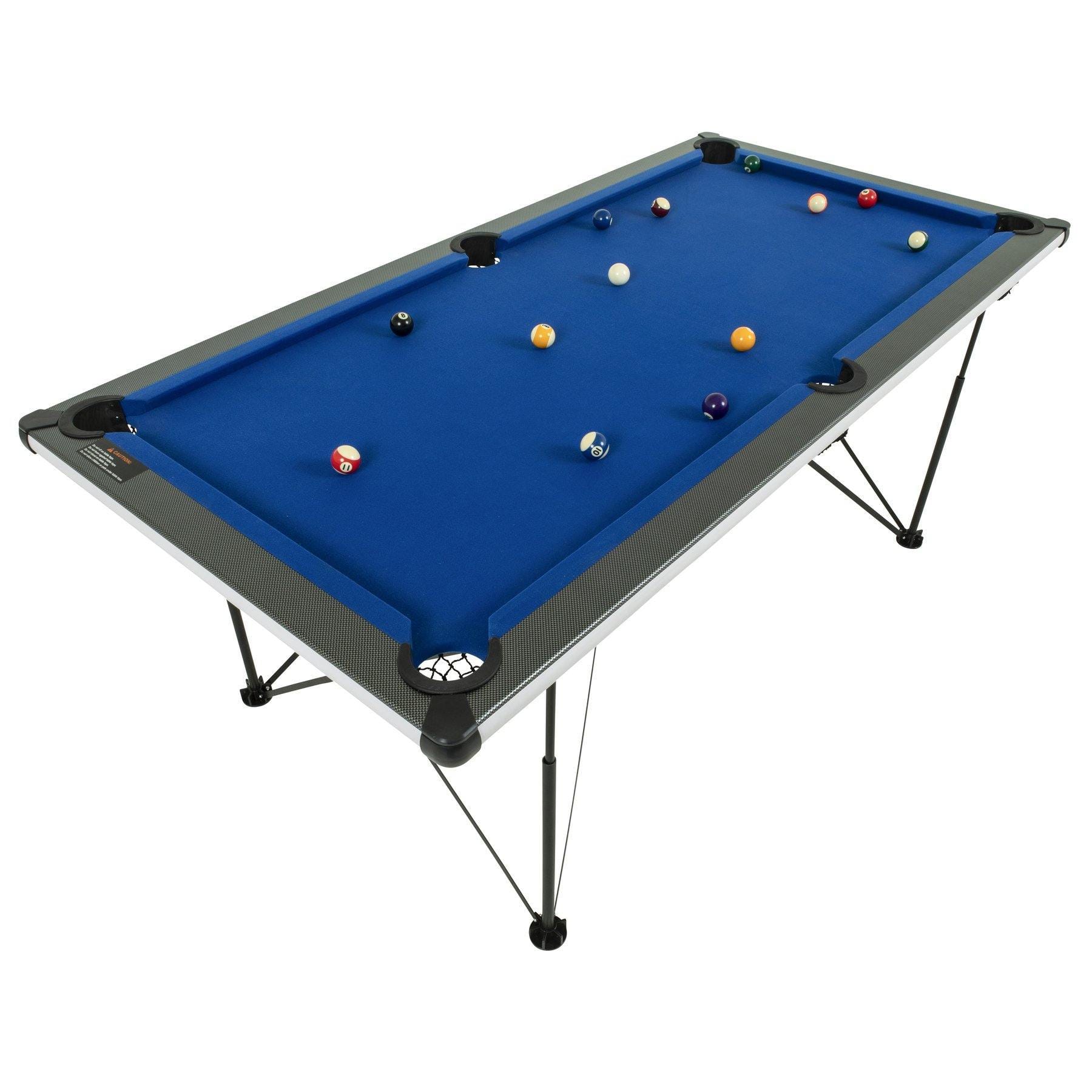 Triumph Gameroom TRIUMPH - 6’ Portable Pop Up Folding Pool/Billiard Table - 45-6051W