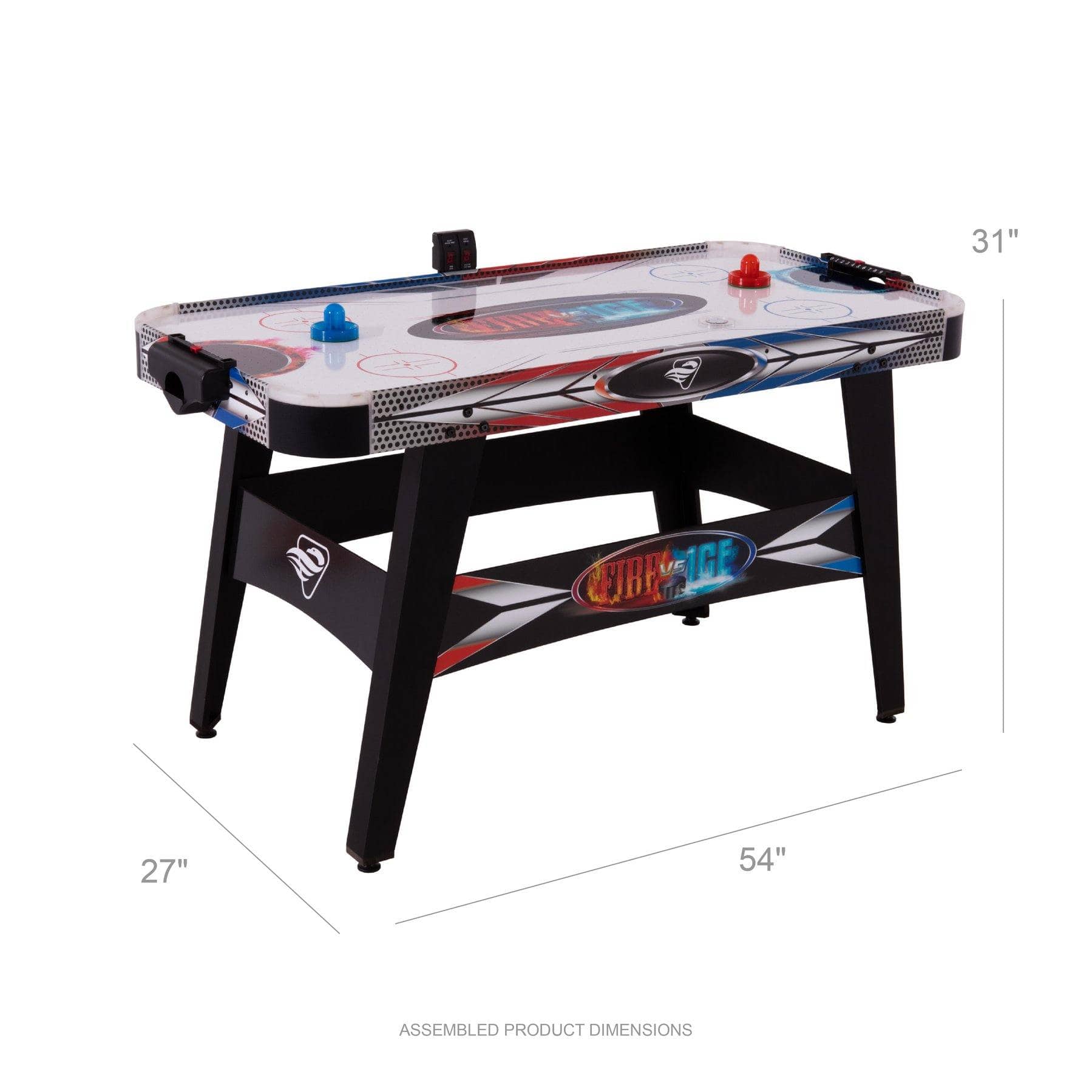 Triumph Gameroom TRIUMPH - Fire ‘N Ice Led Light-Up 54" Air Hockey Table - 45-6060W