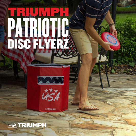Triumph Outdoor Games TRIUMPH - Patriotic Disc Flyerz - 35-7080-3