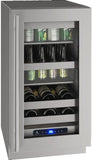 U-Line Beverage Centers Built in and Free Standing U-Line | Beverage Center 18" Lock Right Hinge Stainless Frame 115v | 5 Class | UHBV518-SG41A