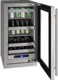 U-Line Beverage Centers Built in and Free Standing U-Line | Beverage Center 18" Reversible Hinge Integrated Solid 115v | 5 Class | UHBV518-IS01A