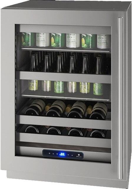 U-Line Beverage Centers Built in and Free Standing U-Line | Beverage Center 24" Lock Left Hinge Stainless Frame 115v | 5 Class | UHBV524-SG51A
