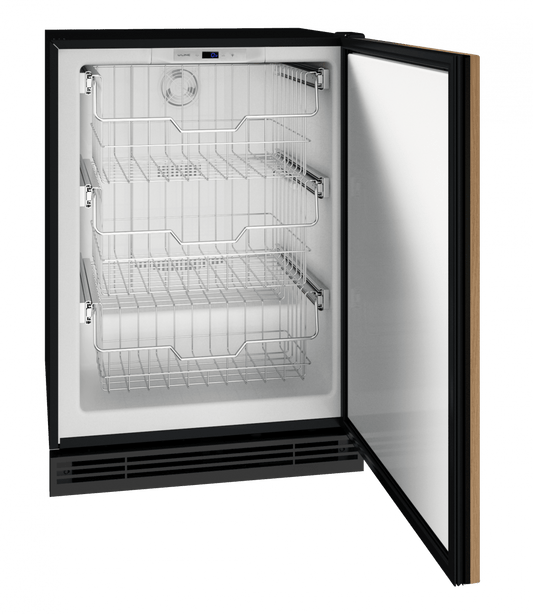 U-Line Freezers U-Line | Convertible Freezer 24" Reversible Hinge Integrated Solid 115v | 1 Class | UHFZ124-IS01B