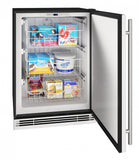 U-Line Freezers U-Line | Convertible Freezer 24" Reversible Hinge Stainless Solid 115v | 1 Class | UHFZ124-SS01B