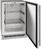 U-Line Outdoor Ice Machines U-Line | Outdoor Nugget Ice Machine 15" Reversible Hinge Stainless Solid 115v | Outdoor Collection | UONB115-SS01B