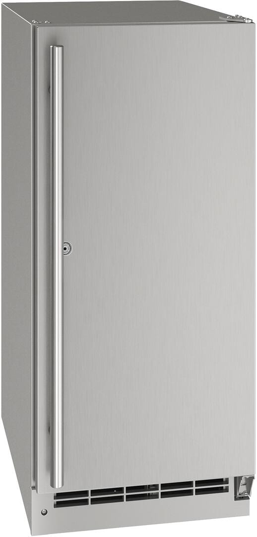 U-Line Outdoor Refrigeration U-Line | Outdoor Solid Refrigerator 15" Lock Reversible Hinge Stainless Solid 115v | Outdoor Collection | UORE115-SS31A