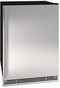 U-Line Refrigerators U-Line | Combo Frost Free 24" Reversible Hinge Stainless Solid 115v | 1 Class | UHRI124-SS01A