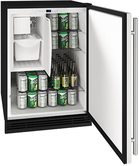 U-Line Refrigerators U-Line | Combo Frost Free 24" Reversible Hinge White Solid 115v | 1 Class | UHRI124-WS01A