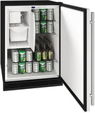 U-Line Refrigerators U-Line | Combo Frost Free 24" Reversible Hinge White Solid 115v | 1 Class | UHRI124-WS01A