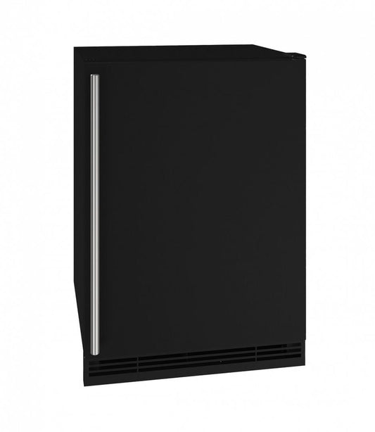 U-Line Refrigerators U-Line | Refrigerator Freezer 24" Reversible Hinge Black Solid 115v | 1 Class | UHRF124-BS01A