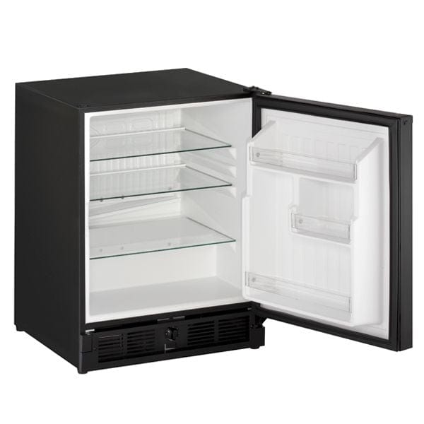 U-Line Refrigerators U-Line | Solid Refrigerator 21" Reversible Hinge Black Solid 115v | ADA Collection | U-29RB-00A