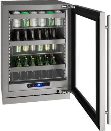U-Line Refrigerators U-Line | Solid Refrigerator 24" Reversible Hinge Stainless Solid 115v | 5 Class | UHRE524-SS01A