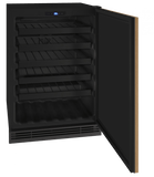 U-Line Wine Refrigerators Built in and Free Standing U-Line | Wine Captain 24" Reversible Hinge Integrated Solid 115v | 1 Class | UHWC124-IS01A